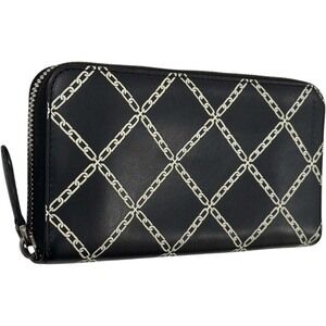 Burberry Link Zip Around Wallet Black